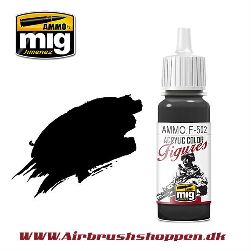 AMMO F502 OUTLINING BLACK / Sort figurmaling 17 ml